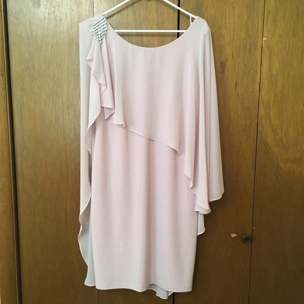 Asymmetrical Rhinestone Dress